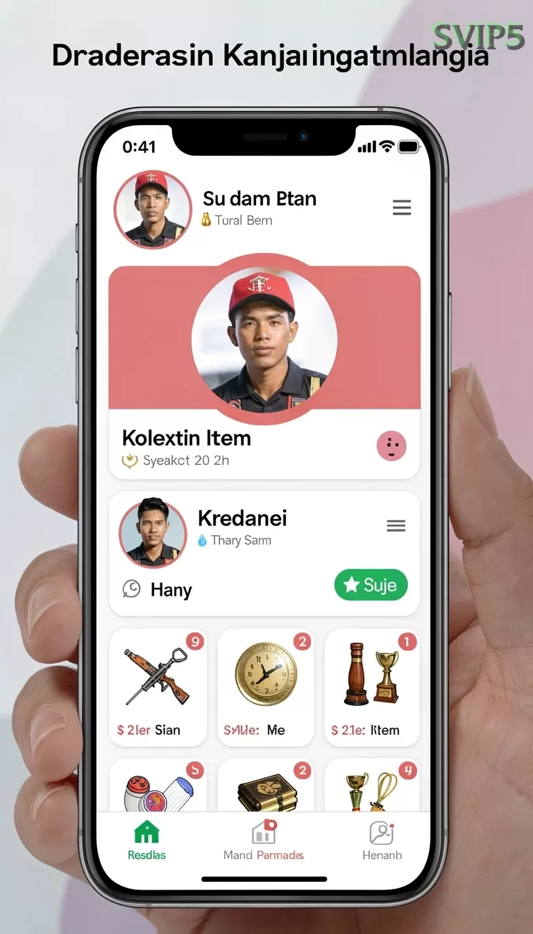Cuplikan layar MONPERATOTO — pengaturan akun
