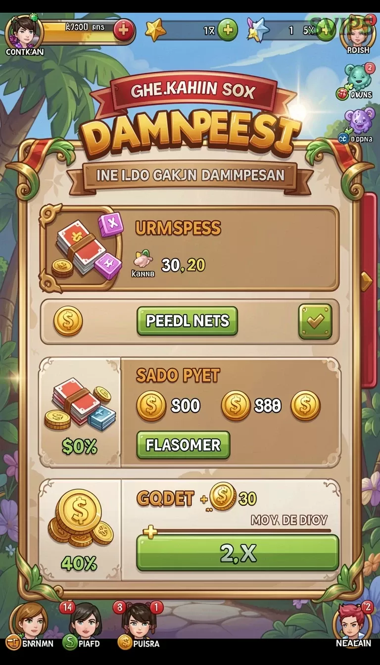 Cuplikan layar KM789 — menu navigasi